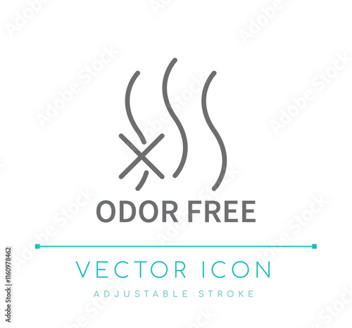 Odor Free Line Icon