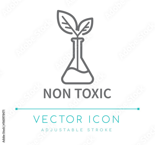 Non Toxic Line Icon