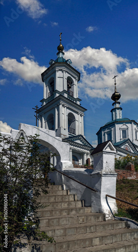 Nativity of the Virgin church, opened in 1708. Village Roshcha, Kaluga region, Russia photo