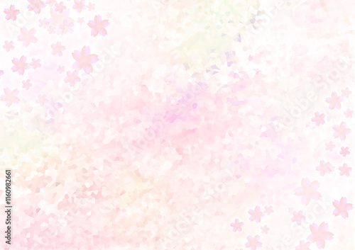 桜の淡いピンクの背景テクスチャ