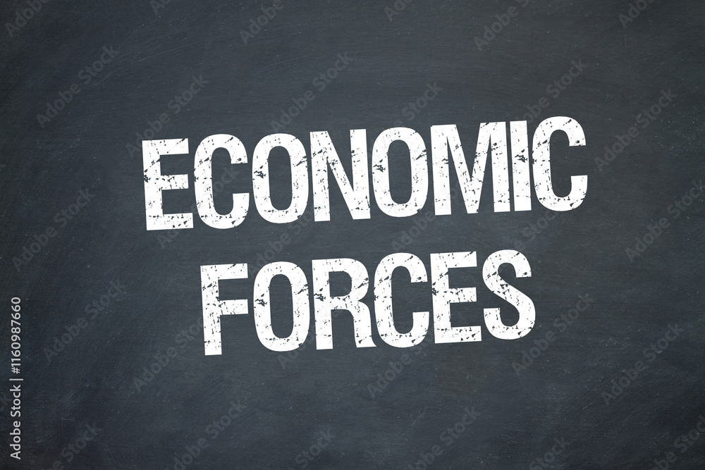 Fototapeta premium Economic Forces 