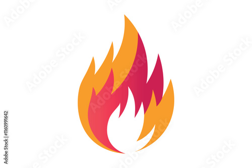 Unique Fire Hot Heat Flame Burn Vector Design for Home Decor, Fire flame, Burning fire, Blazing, Fire graphic, Heat illustration, Creative flames, Flame shape