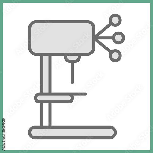 Drill Press icon design