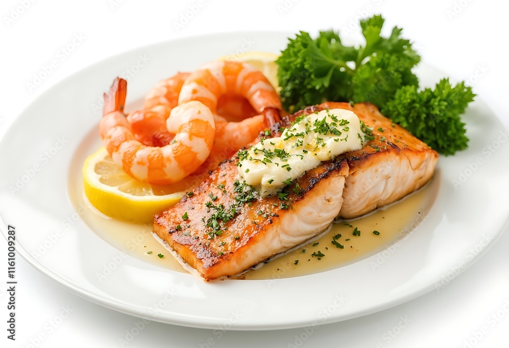 Grilled salmon with vegetables Grilled salmon with vegetables