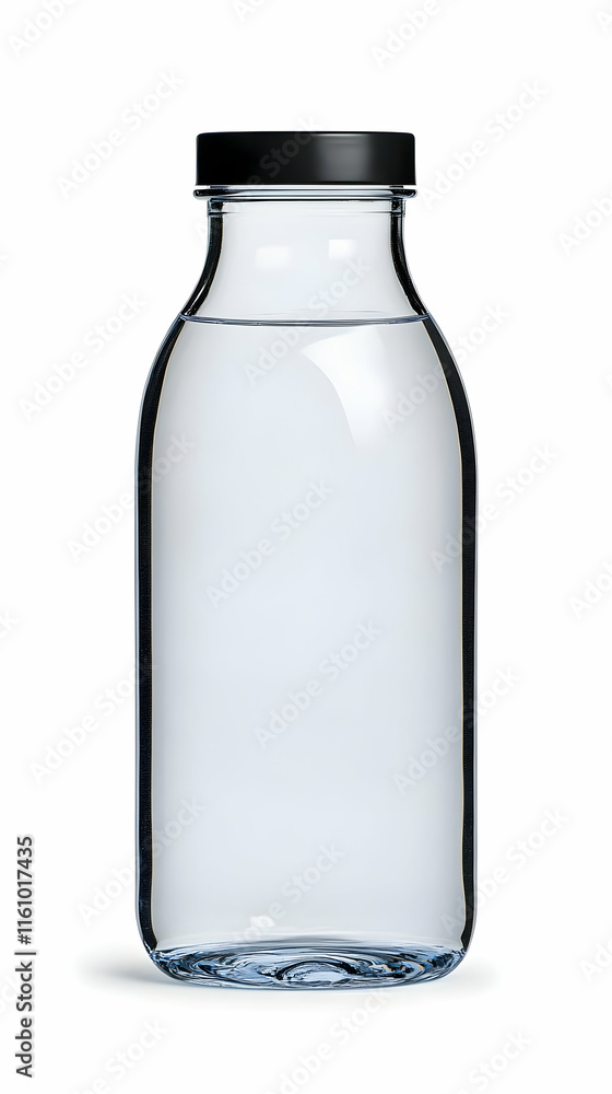 Glass Bottle 3D Render Glass Bottle 3D Render