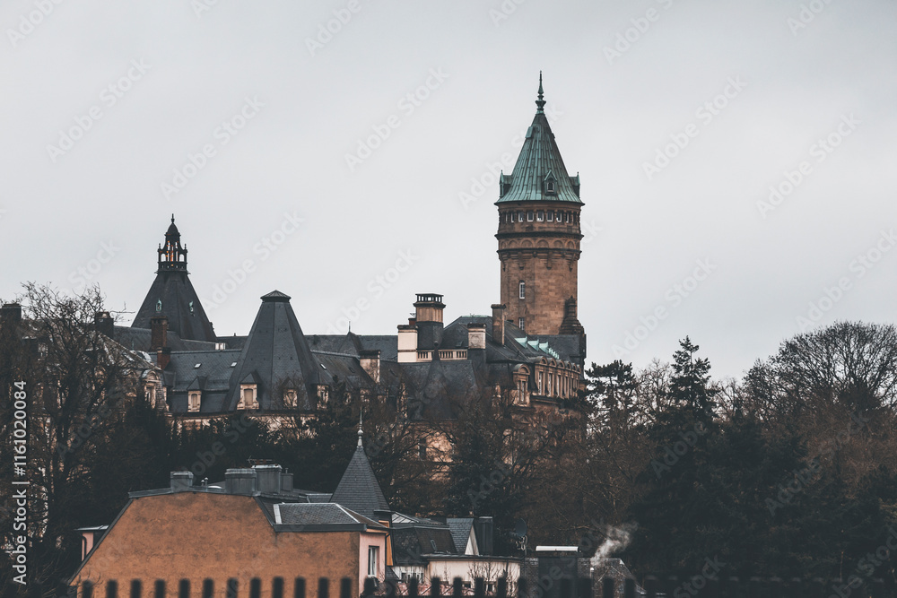 Fototapeta premium old town in luxembourg