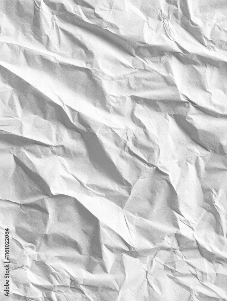 Obraz premium Crumpled paper texture background minimalist ash gray paper soft charm artistic environment close-up view