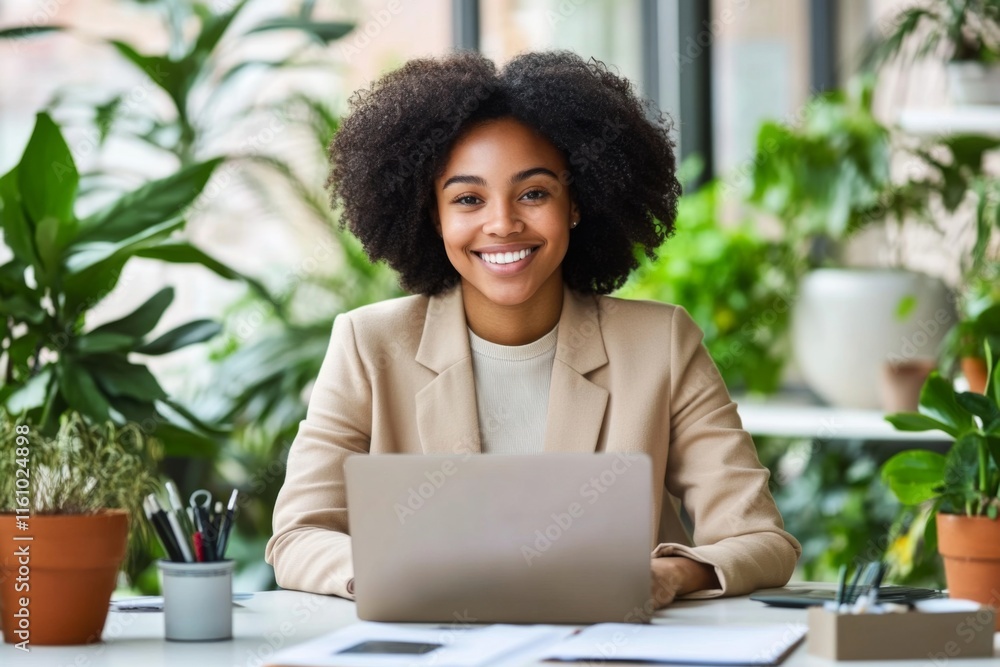 Positive Wellness Coach Consults Client in Bright Office Over Vibrant Video Call Session Positive Wellness Coach Consults Client in Bright Office Over Vibrant Video Call Session
