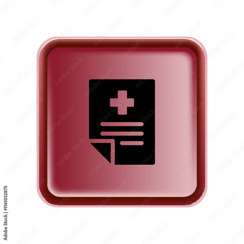 Medical Report icon template Medical Report icon template