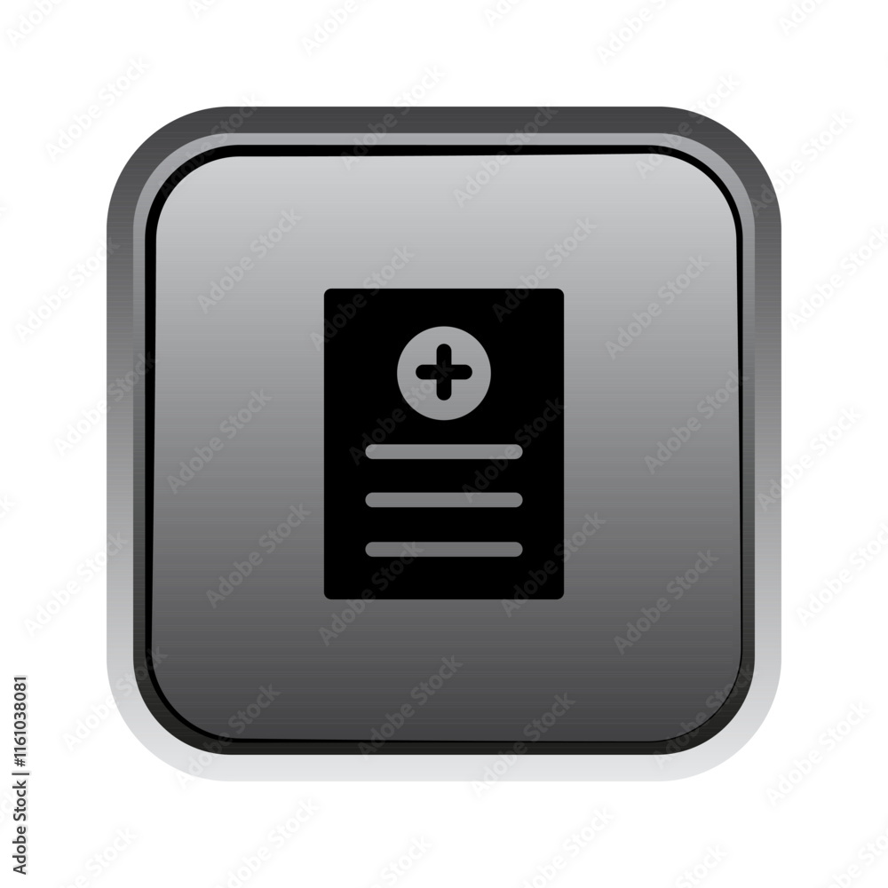Medical Report icon template Medical Report icon template