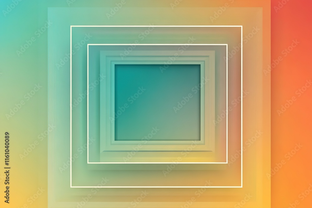 Abstract nested frames with gradient background. Perfect for modern design projects. Abstract nested frames with gradient background. Perfect for modern design projects.