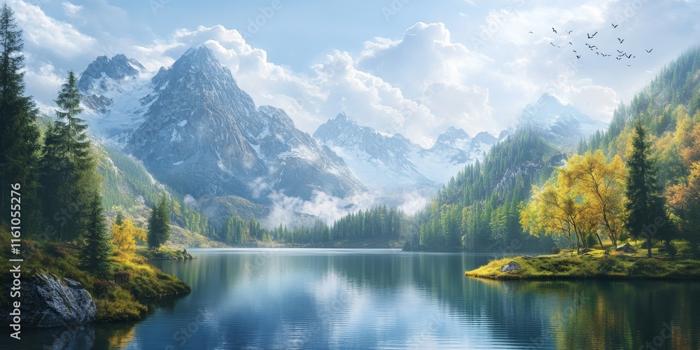 Serene mountains and stunning lake scenery create a picturesque view, showcasing the natural beauty of mountains and lake scenery in a tranquil setting perfect for relaxation. Serene mountains and stunning lake scenery create a picturesque view, showcasing the natural beauty of mountains and lake scenery in a tranquil setting perfect for relaxation.