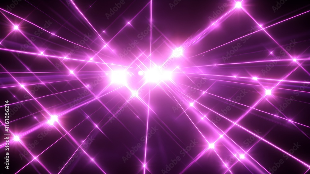 Radiant Pink Laser Lightshow: Dynamic pink laser beams crisscross, creating an energetic and vibrant lightshow. Perfect for backgrounds, music videos, or any project needing a dazzling. Radiant Pink Laser Lightshow: Dynamic pink laser beams crisscross, creating an energetic and vibrant lightshow. Perfect for backgrounds, music videos, or any project needing a dazzling.