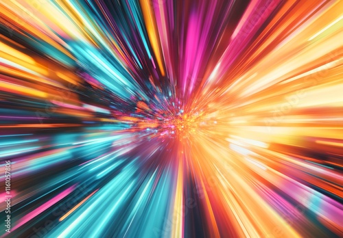 Wallpaper Mural A Blurred Background of Computer Code and Digital Data Streams Torontodigital.ca