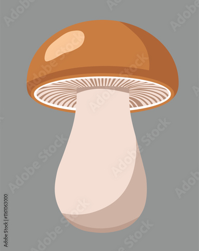 vector illustration of a mushroom