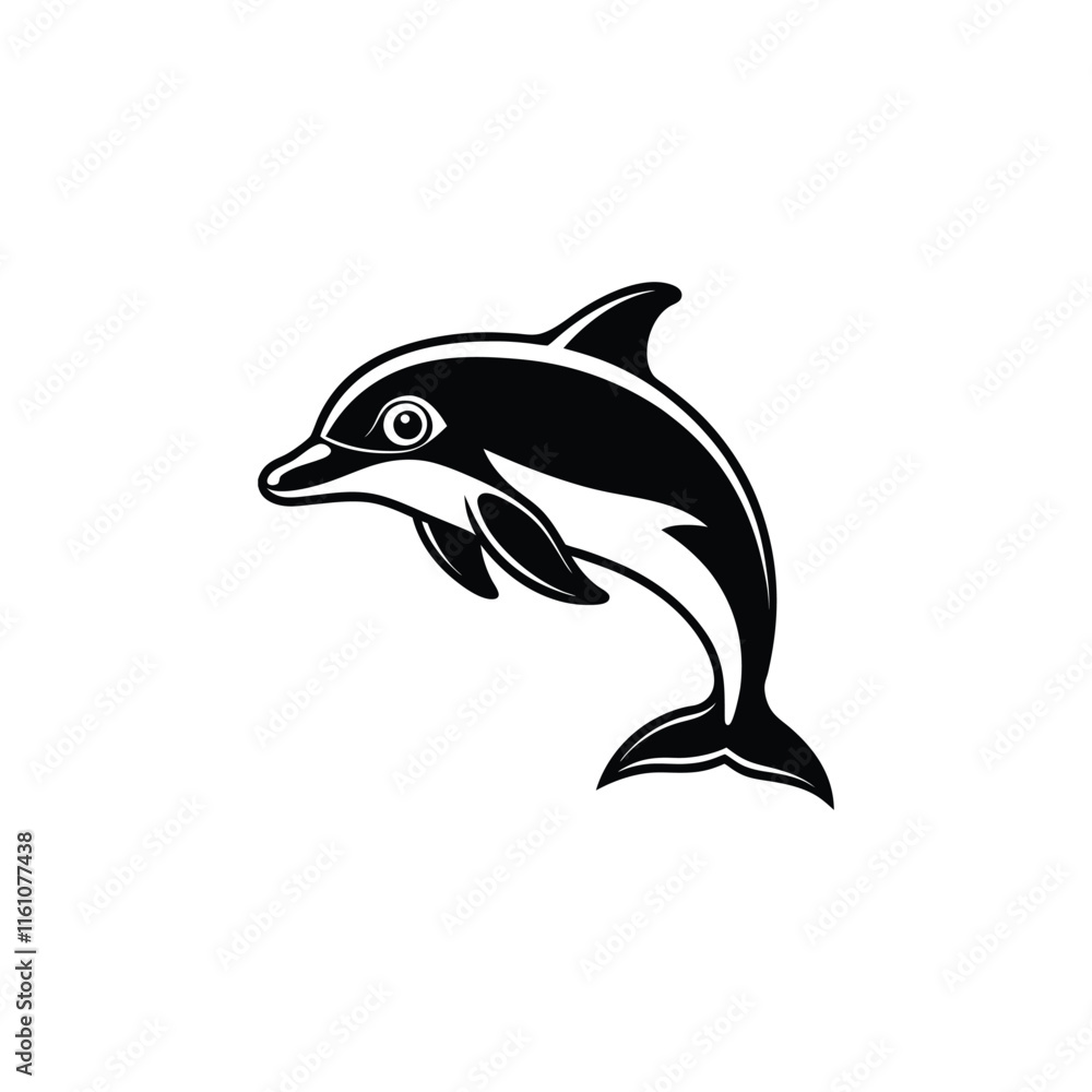 Obraz premium Dolphin svg