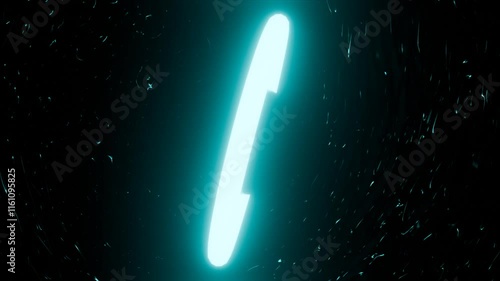 Sphere with Moving Orbit VJ Loop 4K - Futuristic Music Background Animation