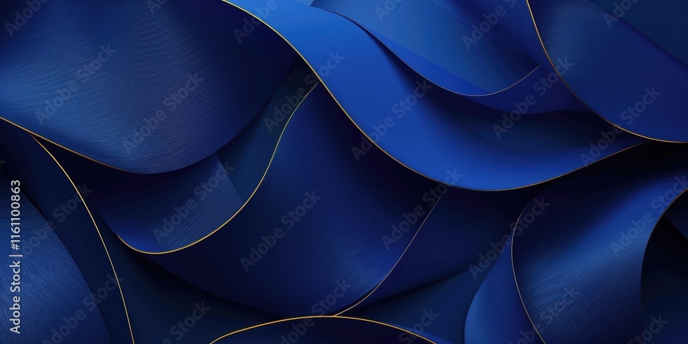 Fototapeta premium Vibrant abstract painting featuring a dynamic blend of blue and yellow with an organic texture. Suitable for contemporary interior spaces.