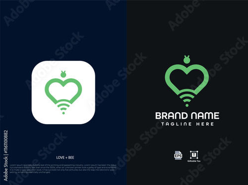 Brand identity logo 