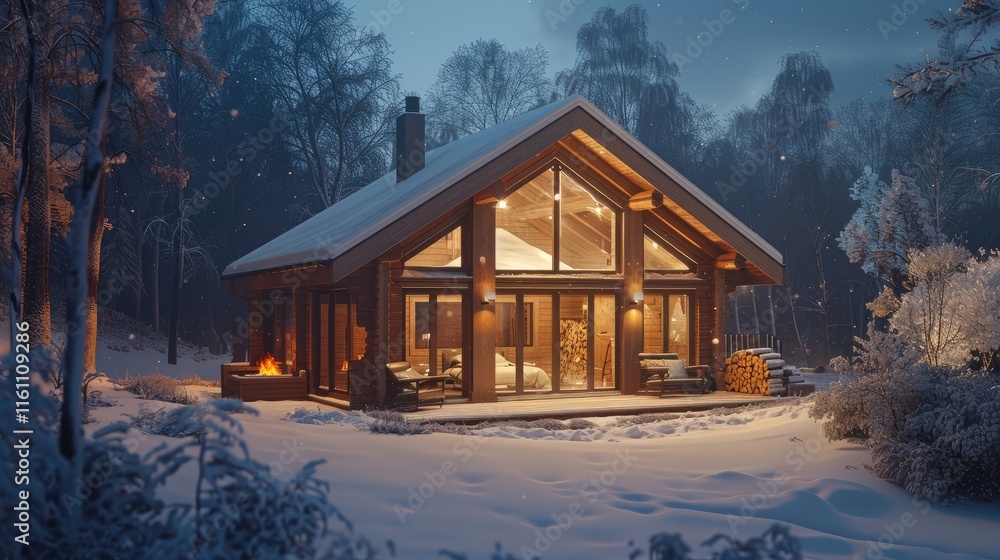 house in winter house in winter