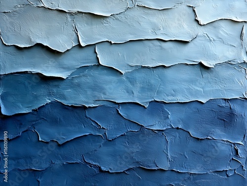 Wallpaper Mural Abstract Blue Textured Paint Layers Torontodigital.ca