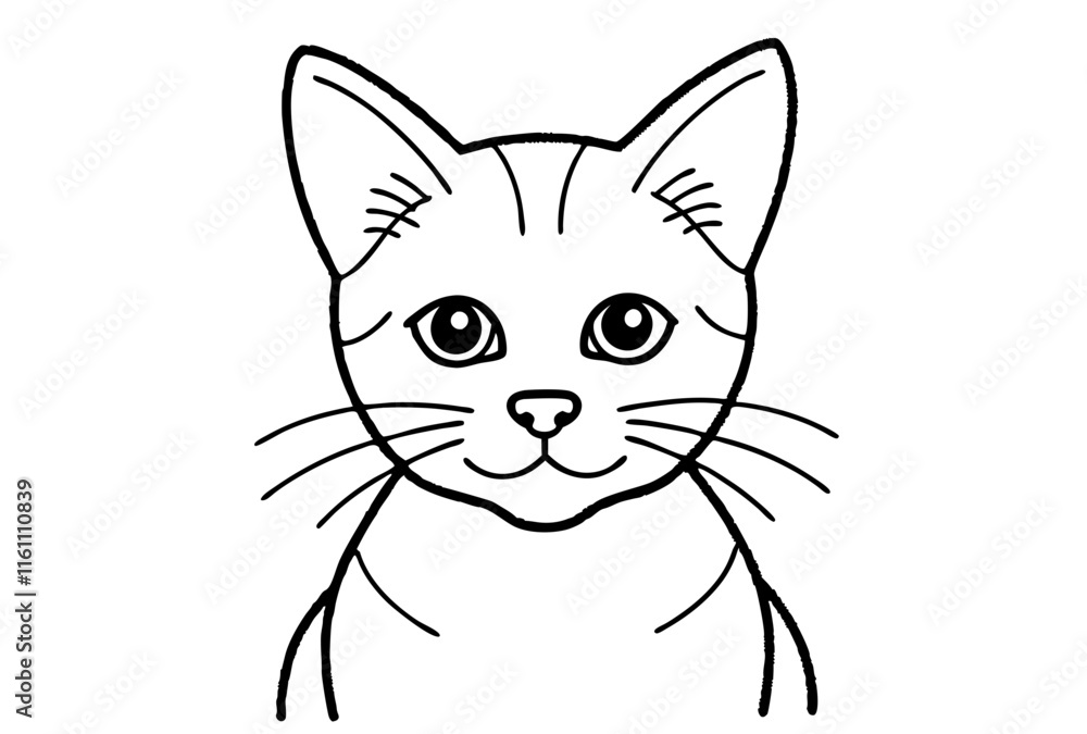 Obraz premium cat with a eyes