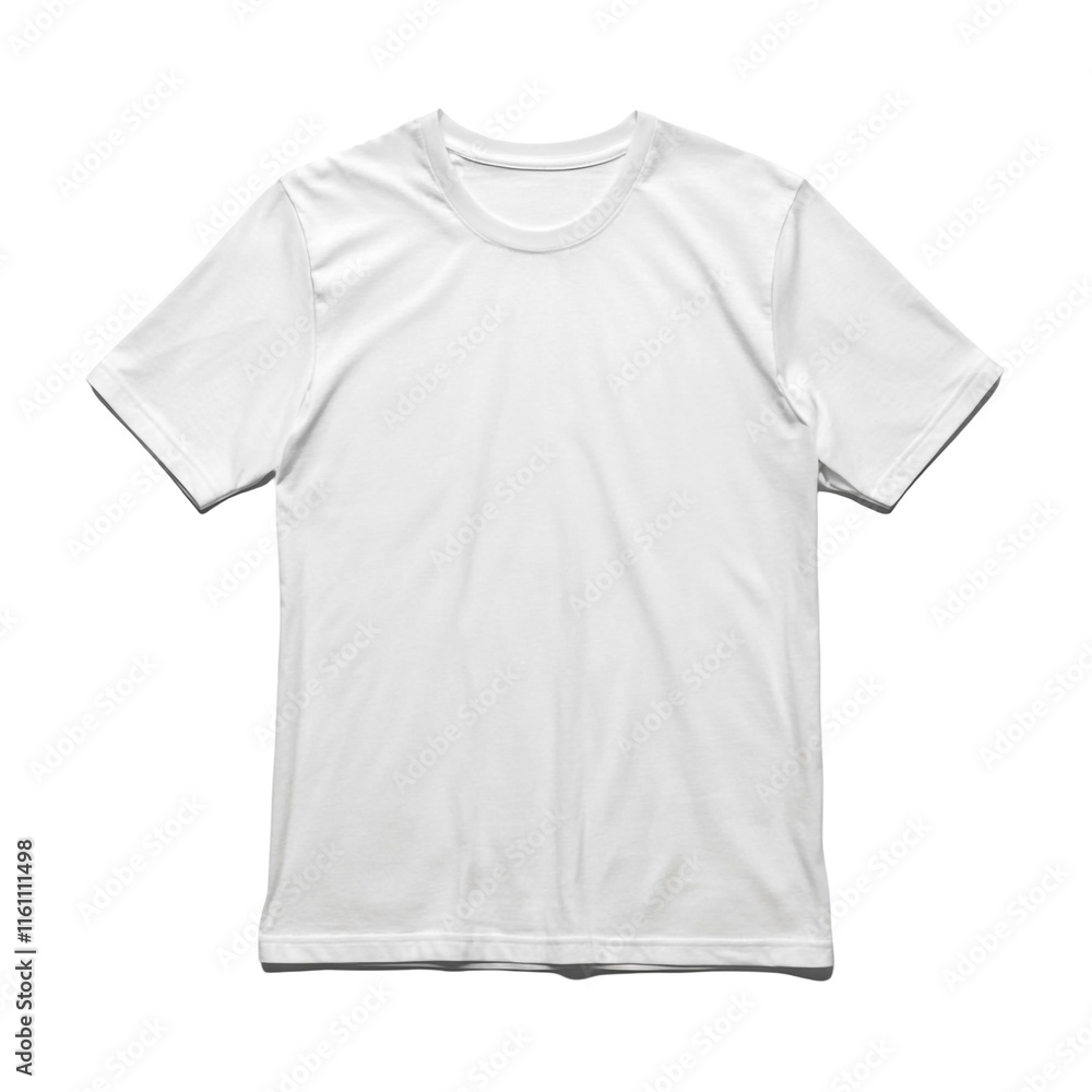 Blank White T-Shirt Mockup: Perfect for Design Presentations Blank White T-Shirt Mockup: Perfect for Design Presentations