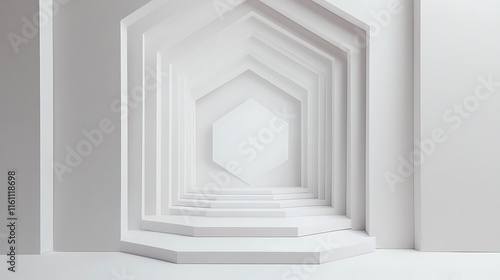 Blank business card mockup on white textured background 3d illustration 3d rendering card template