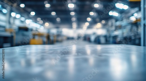 Wallpaper Mural Blurred Background of a Bustling Factory Floor in Action Torontodigital.ca