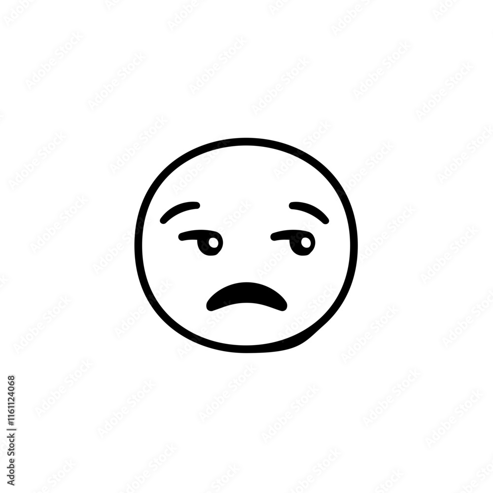 Fototapeta premium Disappointed Face 