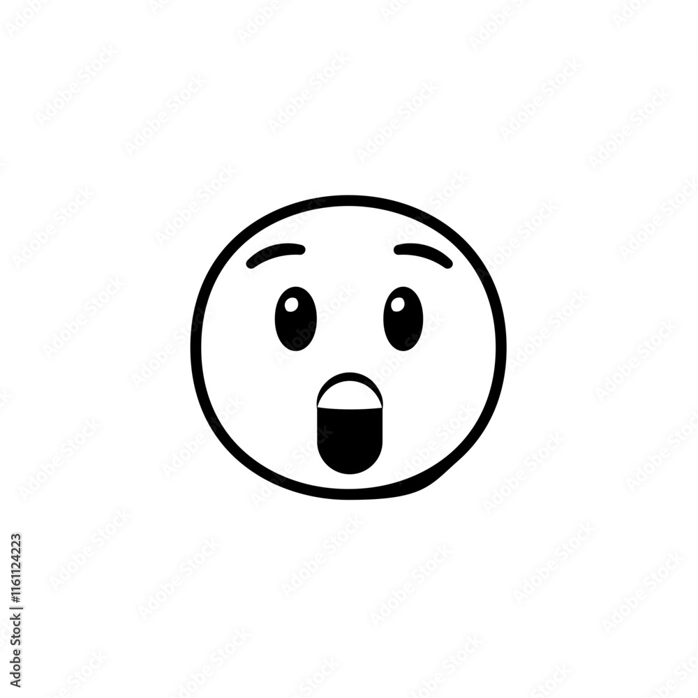 Fototapeta premium Surprised Face 