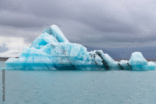Iceberg nella laguna di Fjallsárlón in Islanda