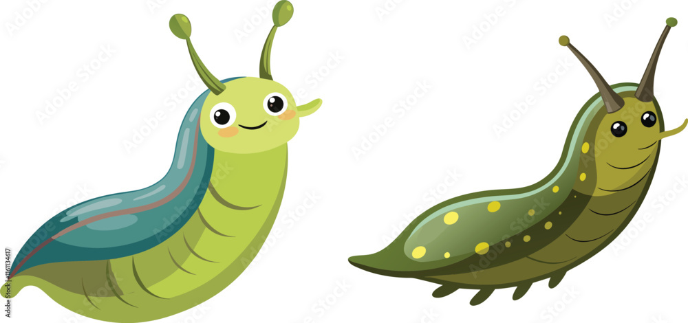 Obraz premium Slug art and illustrator eps