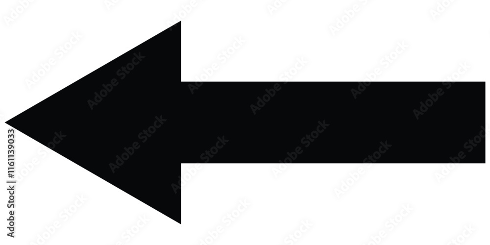 Long arrow. Black arrow pointing left. Black arrow icon. Straight long arrow pointing. Long arrow. Black arrow pointing left. Black arrow icon. Straight long arrow pointing.