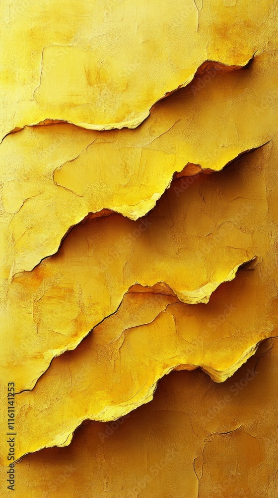 Obraz premium Abstract Gold Texture Layered and Cracked Surface