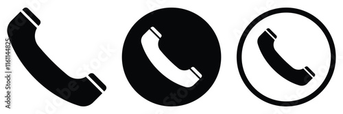 Phone icon. Phone flat icon. Call symbol. Phone call sign. Vector illustration, eps 10