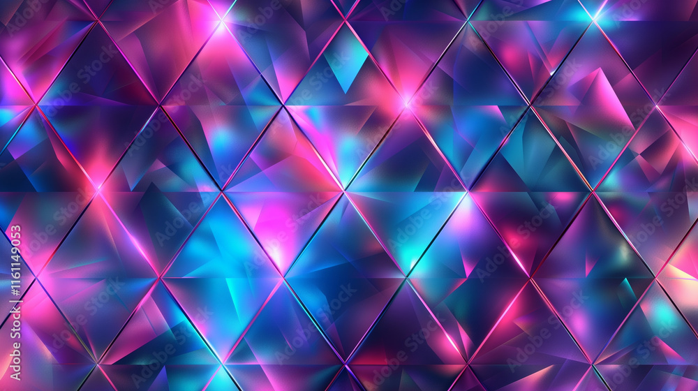 Vibrant Neon Triangles Abstract Background
Vibrant Neon Triangles Abstract Background