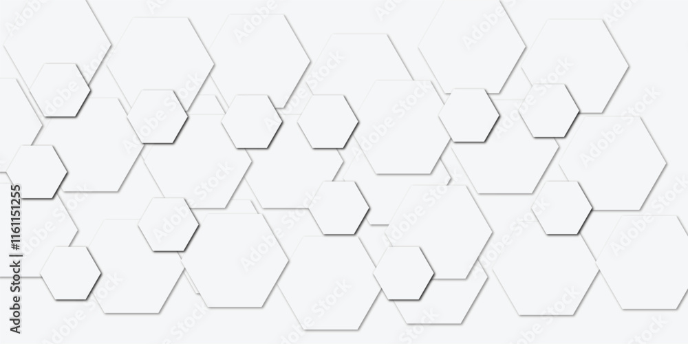 Abstract technology white geometric hexagon on transparent concept design honeycomb shape vector Abstract technology white geometric hexagon on transparent concept design honeycomb shape vector