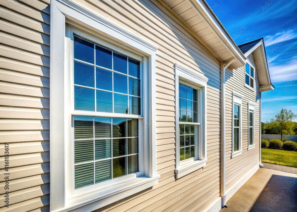 Energy-efficient replacement windows and vinyl siding: Enhance your home's exterior with durable, low-maintenance single-hung vinyl windows. Energy-efficient replacement windows and vinyl siding: Enhance your home's exterior with durable, low-maintenance single-hung vinyl windows.