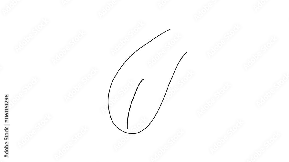 tongue on white background animation video tongue on white background animation video