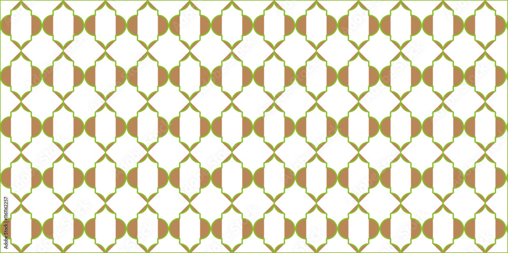 Fototapeta premium Seamless colorful geometric abstract fabric pattern decoration background design .