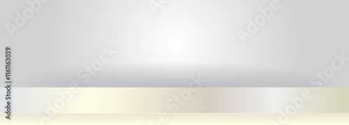 Luxury white gold abstract background with slight shadow