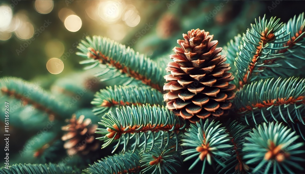 Pine Cones on a Branch, isolated on a white background Pine Cones on a Branch, isolated on a white background