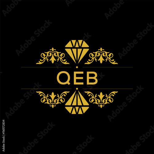 QEB  letter logo design photo