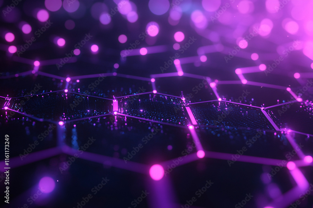 Abstract Macro Visualization of Honeycomb-Like Structures with Vibrant Colors and Dynamic Lighting Effects Abstract Macro Visualization of Honeycomb-Like Structures with Vibrant Colors and Dynamic Lighting Effects