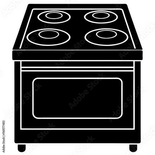 stove isolated on white