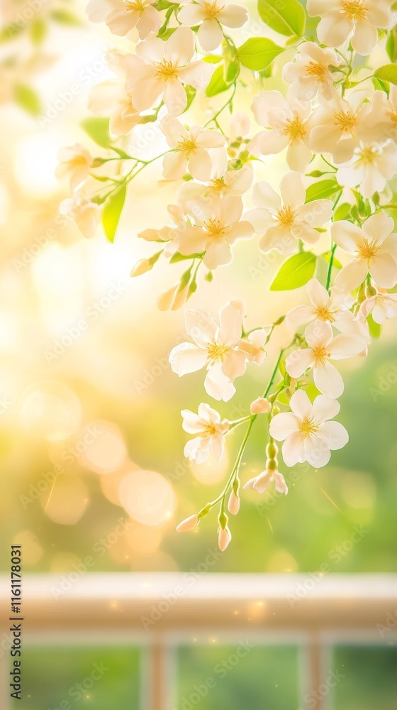 Obraz premium Spring Blossoms in Sunlight