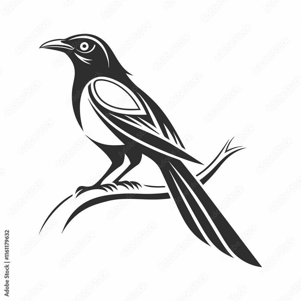 Naklejka premium illustration of a bird