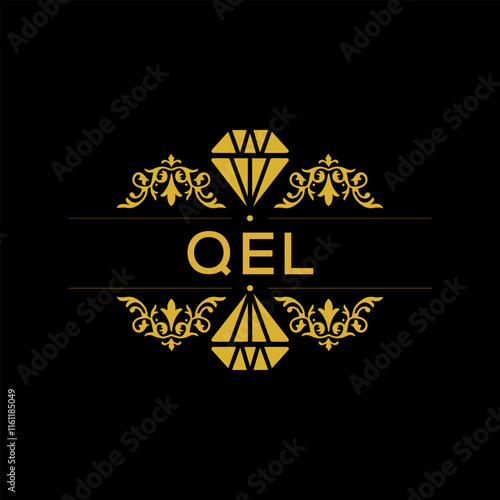 Wallpaper Mural QEL  letter logo design Torontodigital.ca