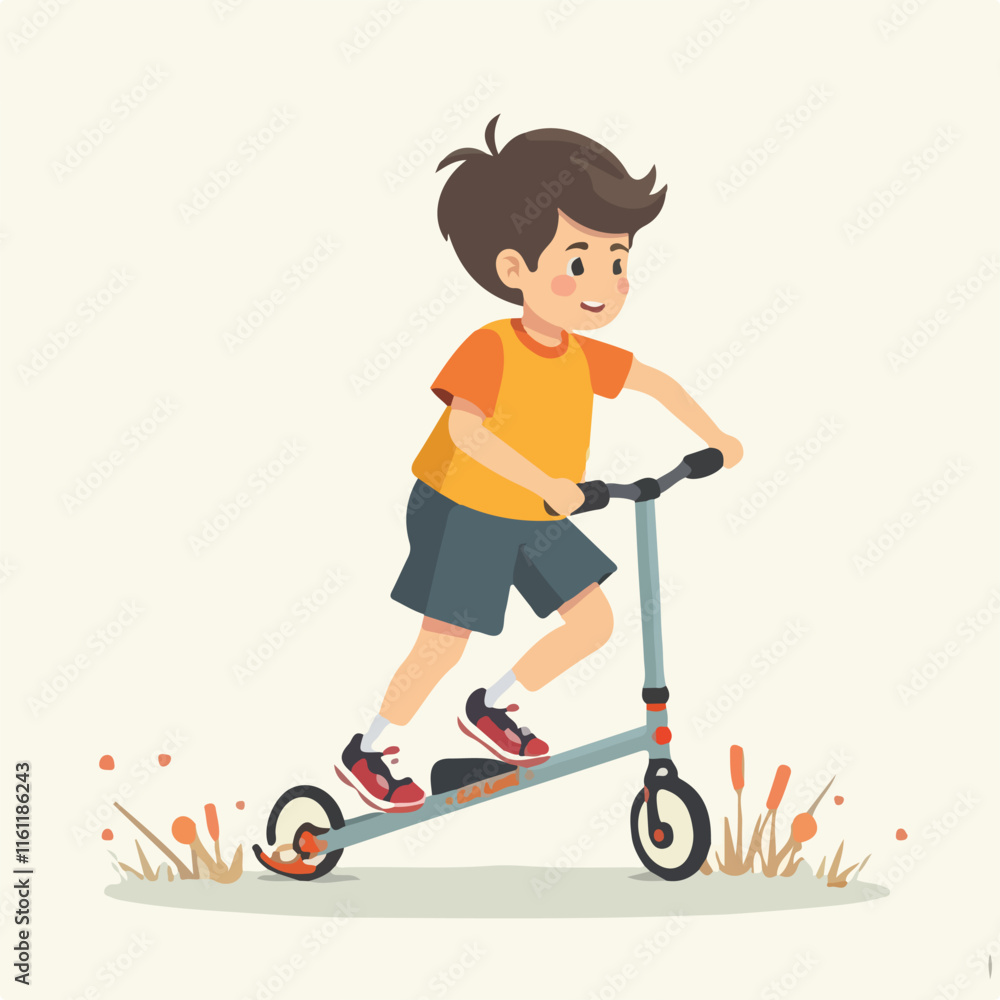 children paying scoter vector design, Kids playing scoter, Students playing badminton vector design children paying scoter vector design, Kids playing scoter, Students playing badminton vector design